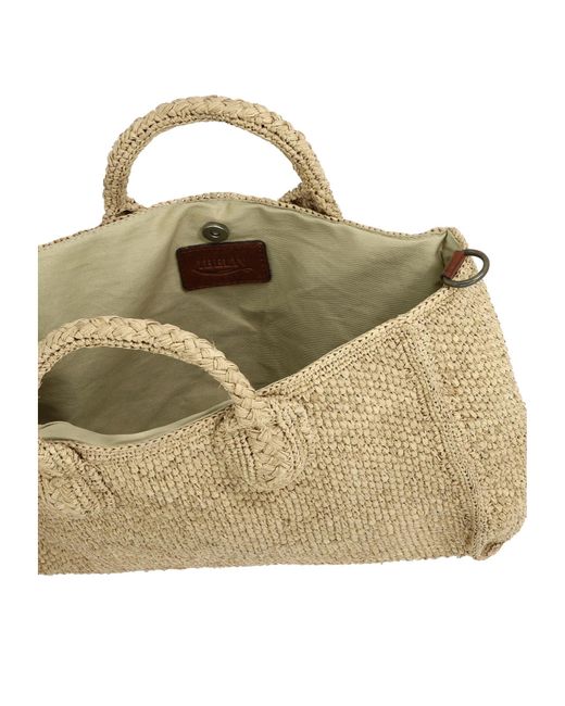 IBELIV Metallic Rary Tote Bag