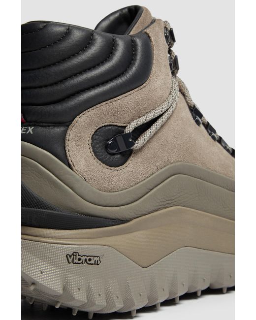 Moncler Brown Trailgrip High-Top Sneakers for men