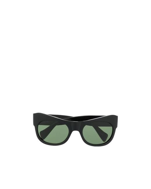 Gucci Green Eyewear Rectangular Frame Sunglasses