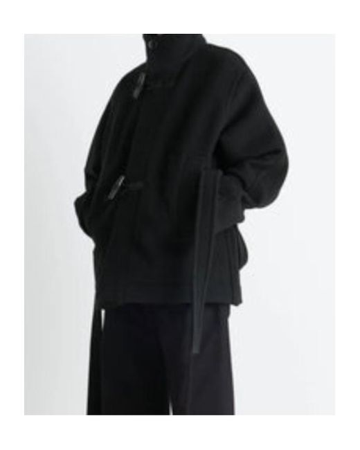Lemaire Black Short Duffle Coat