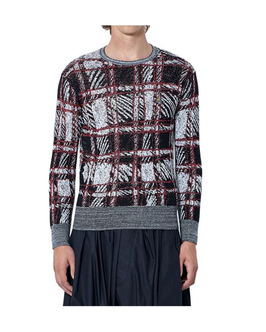 Vivienne Westwood Blue Long Sleeve Crewneck Jumper for men