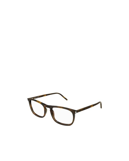 Saint Laurent White Eyewear Panthos-Frame Glasses for men