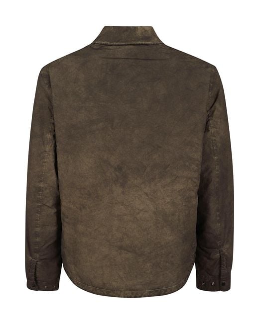C P Company Green Long-Sleeved Shirt for men