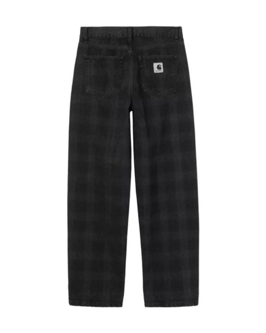 Carhartt Black Logo-Patch Jeans