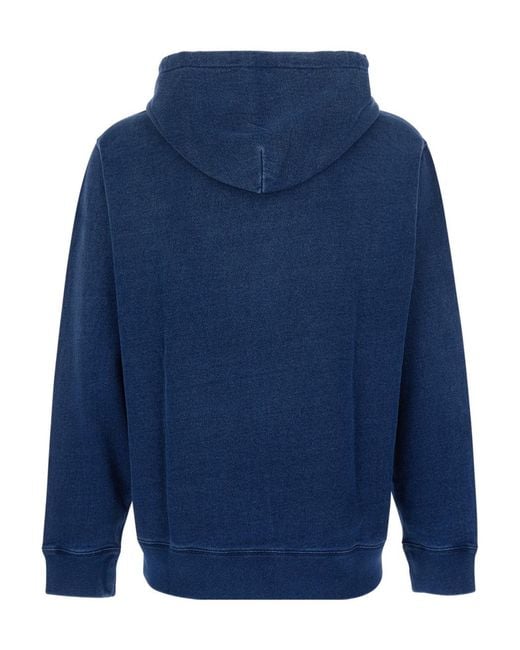 Polo Ralph Lauren Blue Bear Patch Hoodie for men