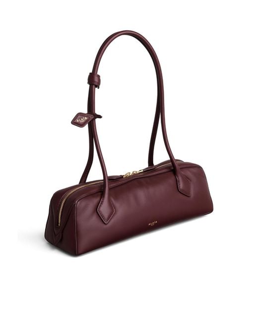 Alaïa Purple Alaïa Medium Le Teckel Padded Shoulder Bag