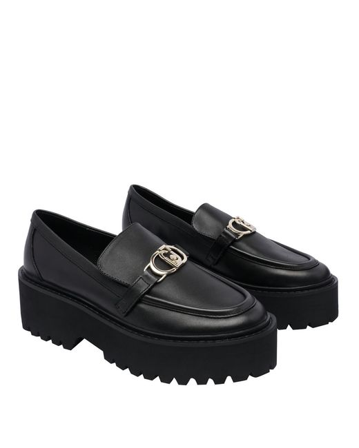 Liu Jo Black Flat Shoes