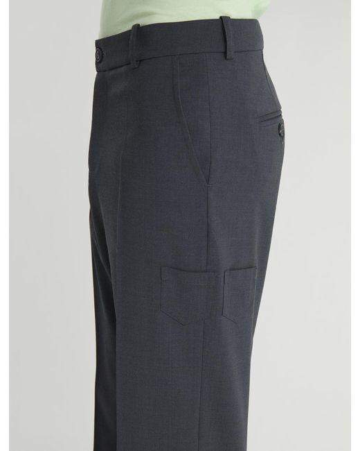 Paloma Wool Blue Belt Loop Trousers for men