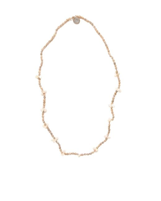 Alanui White Woven Necklace