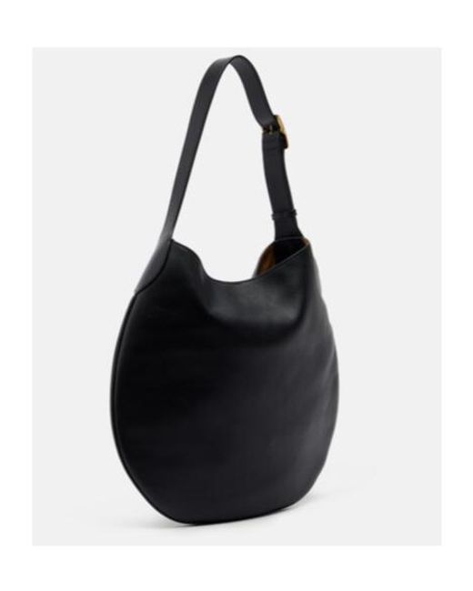 Nili Lotan Black Jagger Medium Leather Shoulder Bag