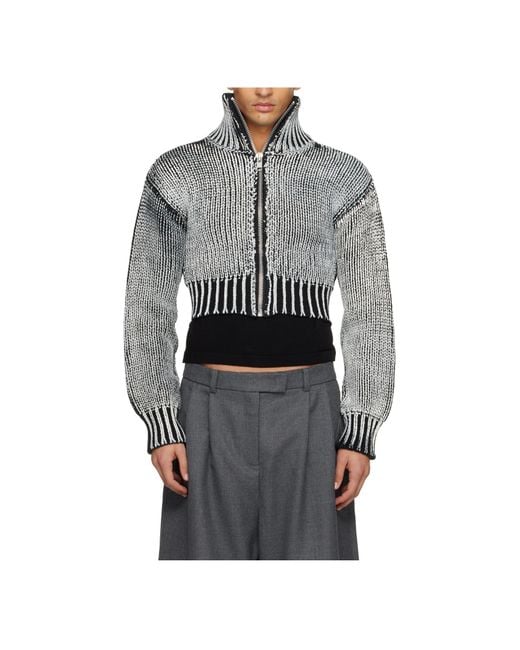 VAQUERA Gray Zipper Jacket for men