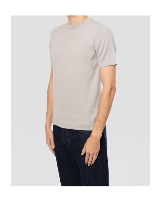 Woolrich Gray Crew-Neck T-Shirt for men