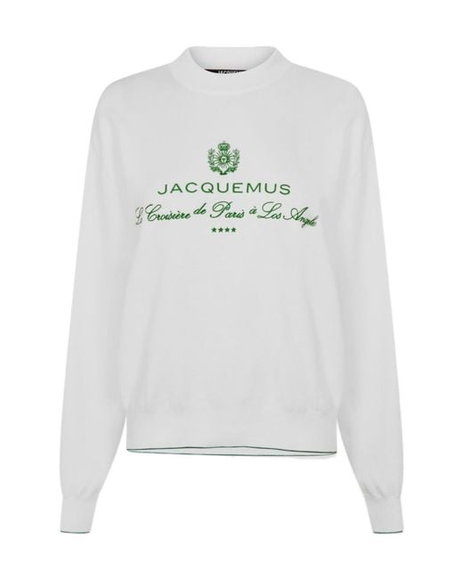 Jacquemus Gray Long Sleeve Sweatshirt