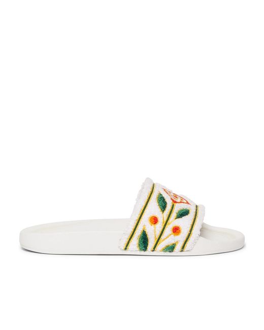 Casablanca Metallic Laurel Slides for men