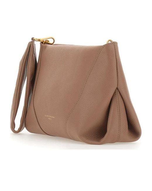 Gianni Chiarini Brown Suria Maxi Clutch Bag