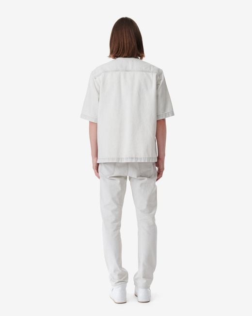 IRO Gray Short-Sleeved Shirt for men