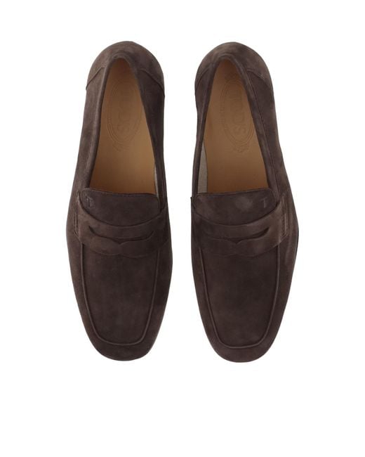 Tod's Brown Slip-On Loafers for men