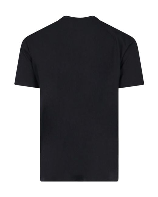 Auralee Black Seamless Crewneck T-Shirt for men