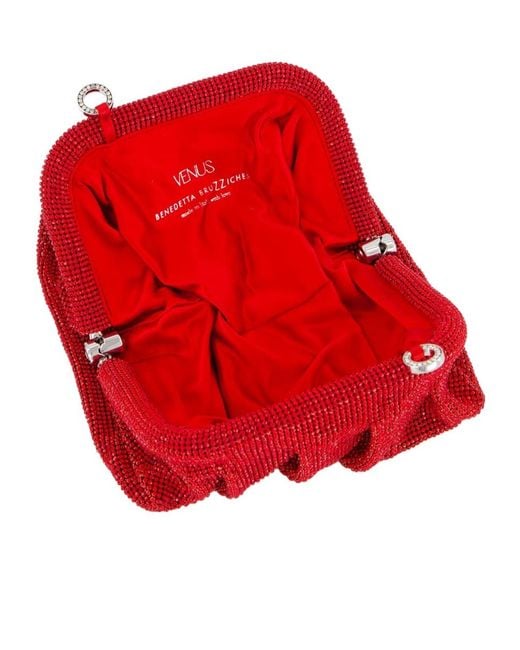 Benedetta Bruzziches Embellished Gathered Clutch Bag