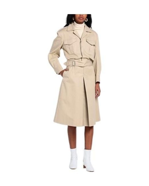 Maison Margiela Natural Solid-Color Long-Sleeved Shirt