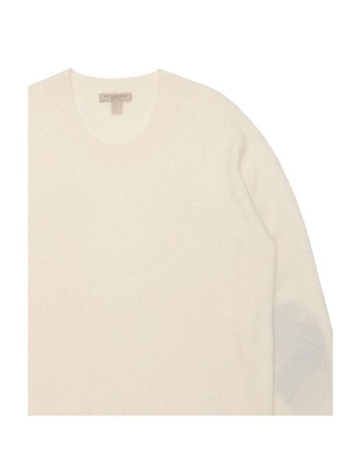 Burberry Natural Round-Neck Sweater