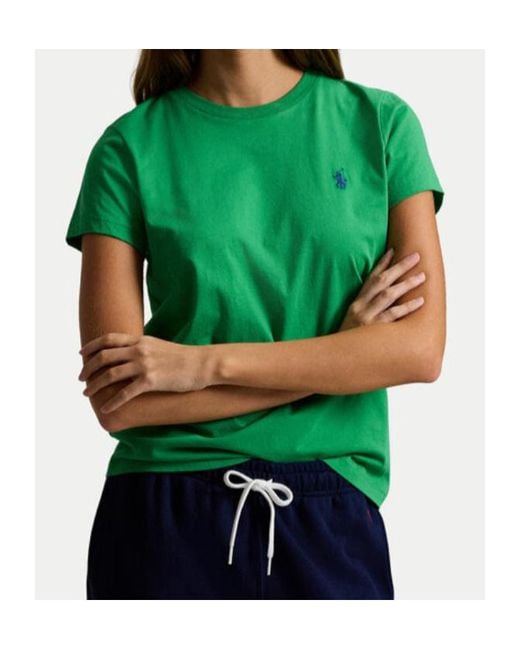 Ralph Lauren Green Polo Slim Knit T-Shirt