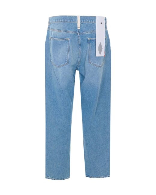 AMISH Blue Jeremiah Straight-Leg Jeans for men
