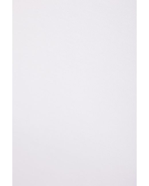 Elisabetta Franchi White Embroidered Jersey T-Shirt