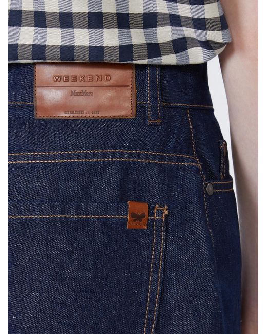 Weekend by Maxmara Blue Ozono Denim Shorts