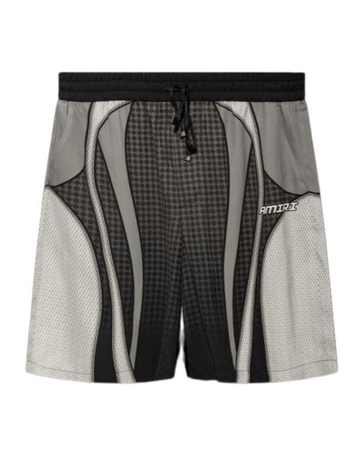 Amiri Black Drawstring Shorts for men