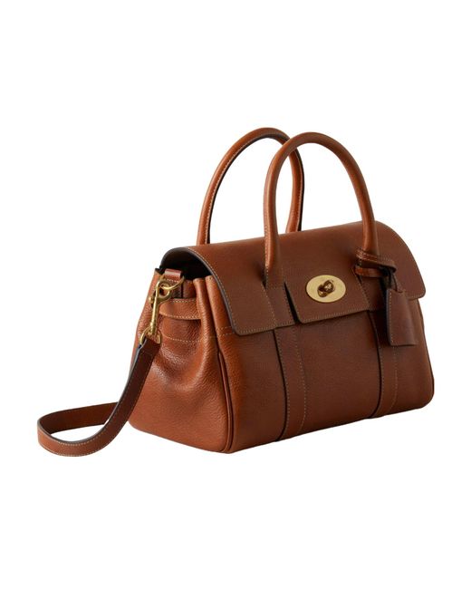 Mulberry Brown Bayswater Small Top Handle Bag