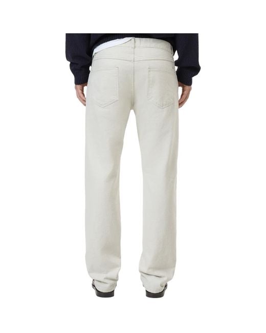 Closed White Straight-Leg Jeans for men