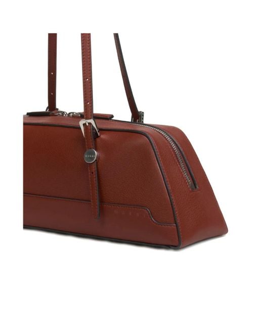 Marni Brown Dot Long Duffle Bag