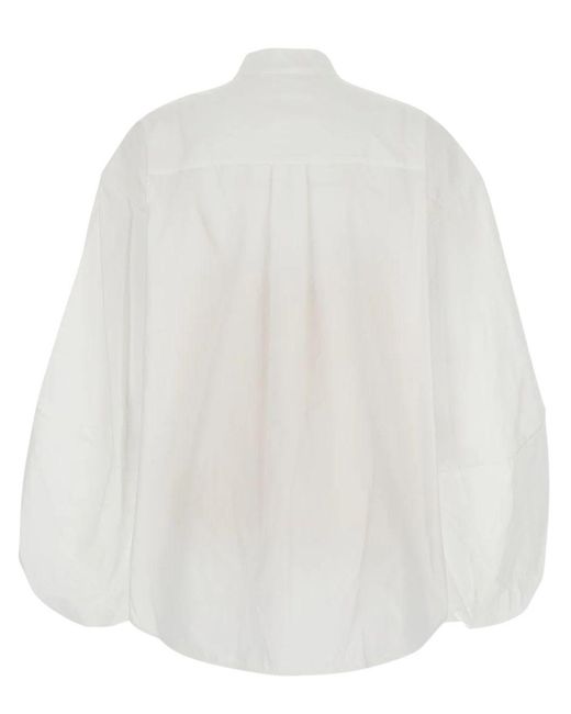 Zimmermann White Luna Blouse