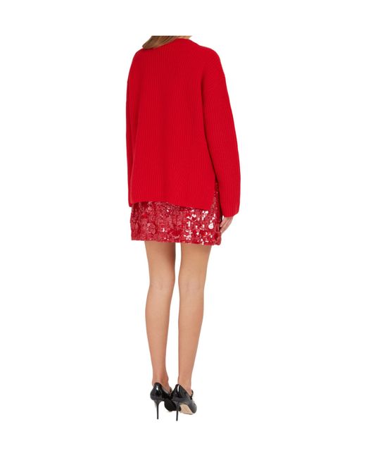 P.A.R.O.S.H. Red Long-Sleeved Sweater