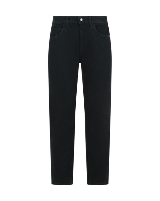 AMISH Black Classic Five-Pockets Jeans for men