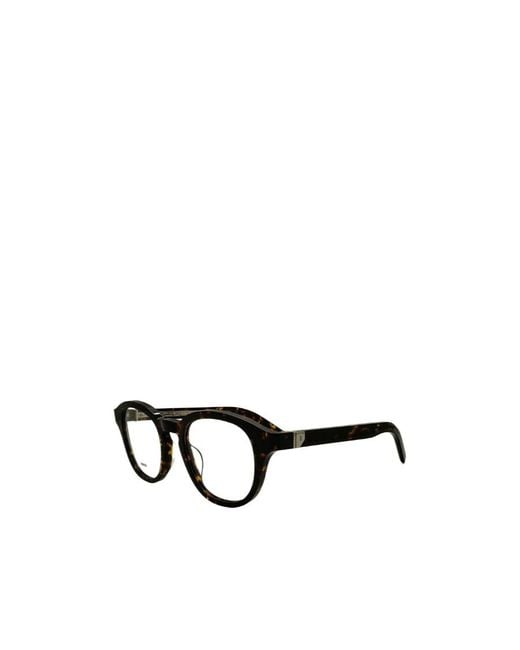 Berluti White Round Frame Glasses for men