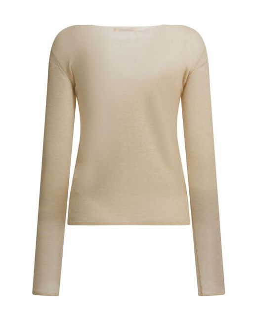 Auralee Natural Cashmere Long-Sleeved Knitwear