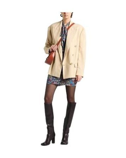 Isabel Marant Natural Striped Blazer