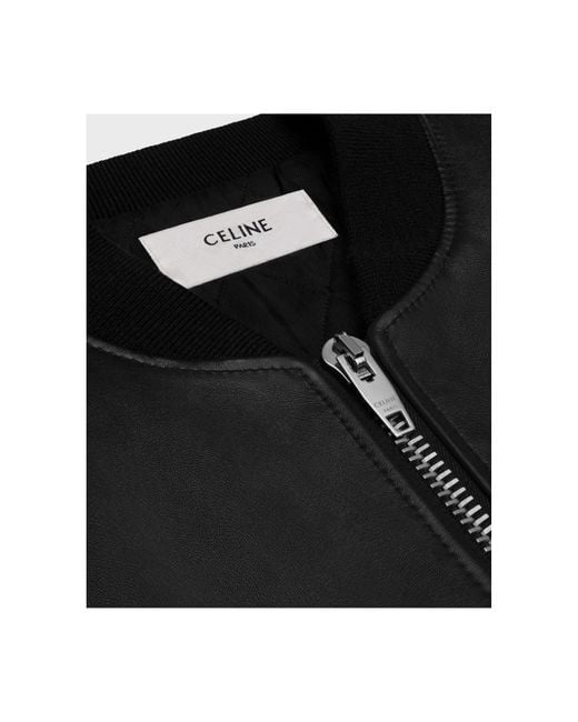 Céline Black Calf Leather Jacket