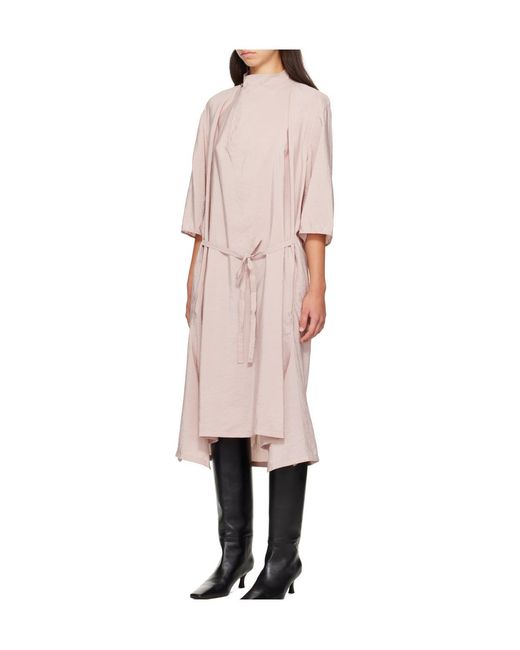 Lemaire Pink Pleated Dress