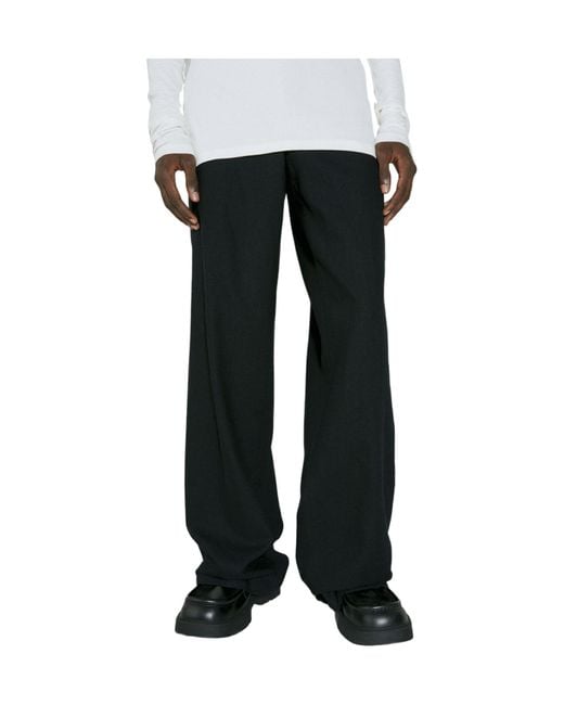 Ann Demeulemeester Black Gaspar Flared-Leg Trousers for men