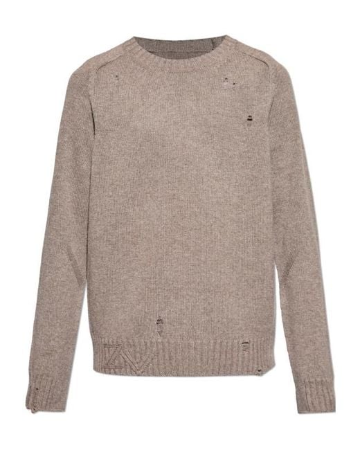 Zadig & Voltaire Gray Distressed Jordan Jumper for men