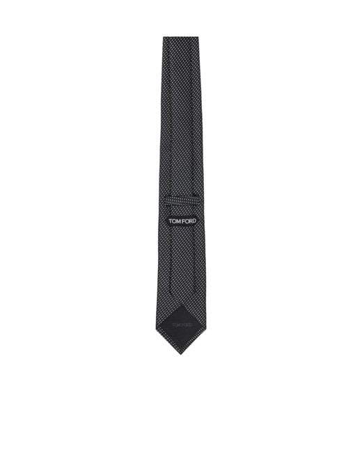 Tom Ford White Pointed Tie for men