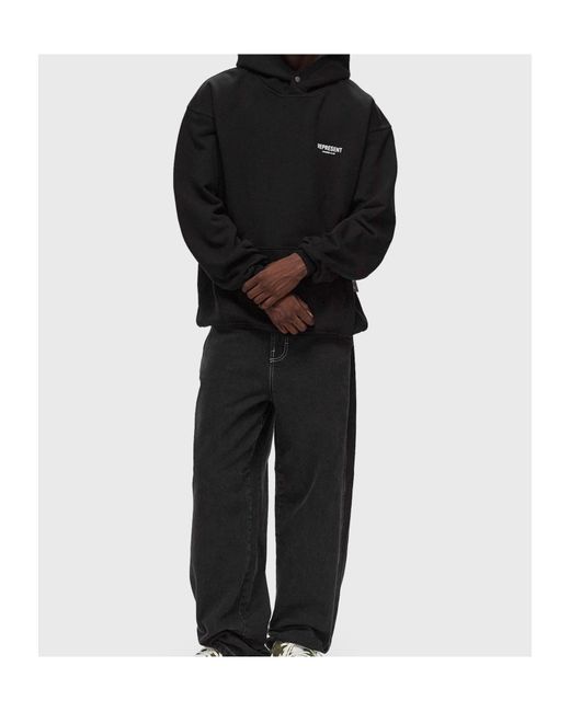 Represent Gray Owners Club Oversized Hoodie for men
