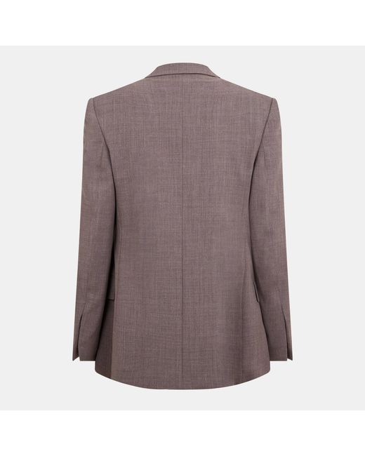 Boss Brown Single-Breasted Blazer for men
