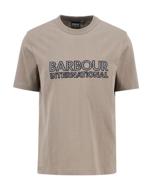 Barbour Gray Bertie T-Shirt for men