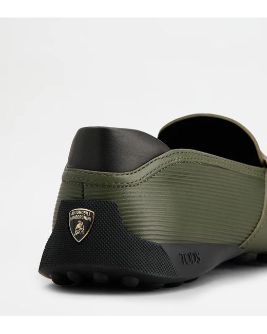 Tod's Green Round-Toe Loafers for men