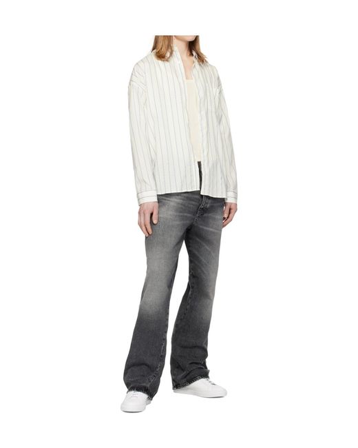sunflower Gray Wide Twist Jeans for men