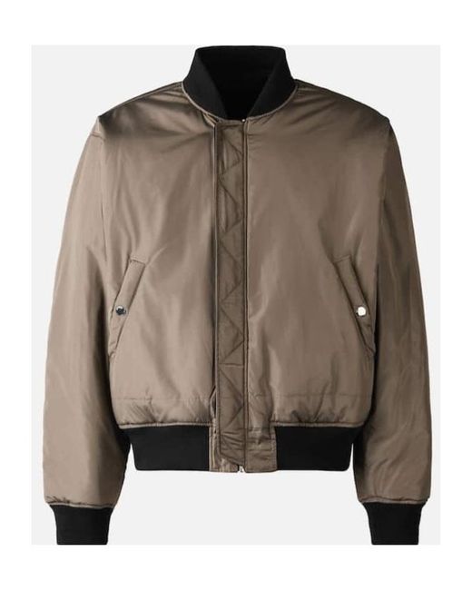 Hogan Black Zip-Up Long-Sleeved Reversible Jacket